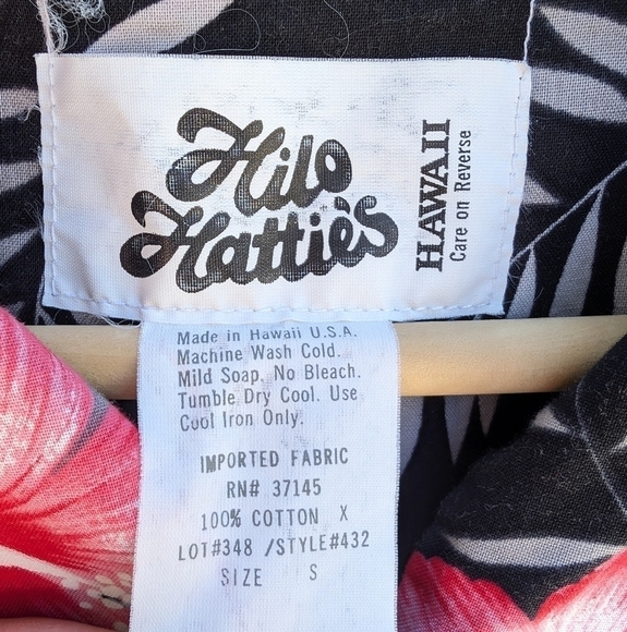 Vintage Hilo Hattie's Hawaiian Tropical Floral Ruffled  Dress Women's Size S - Picture 3 of 7